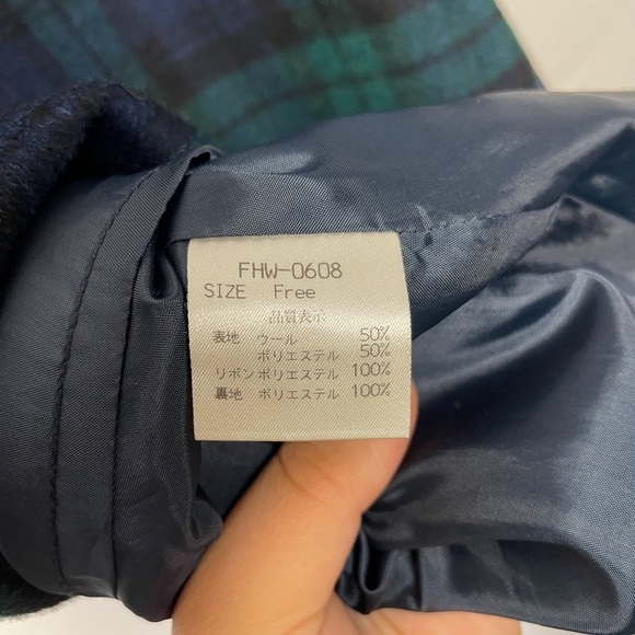 Honey Salon by Foppish Plaid mini dress with bow's on top of shoulder size. xs/s - Picture 6 of 13